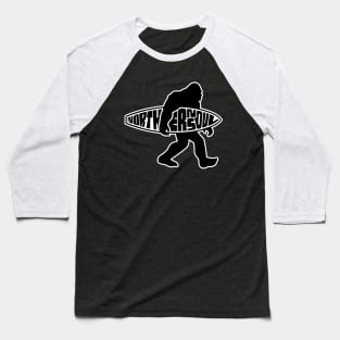 Sasquatch Surf Baseball T-Shirt